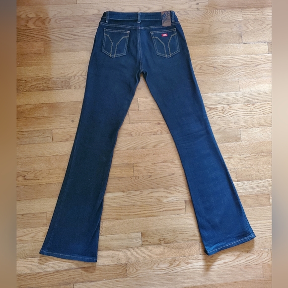 Miss Sixty jeans women size 26 Mid rise Y2K flare bell bottoms - Picture 2 of 13